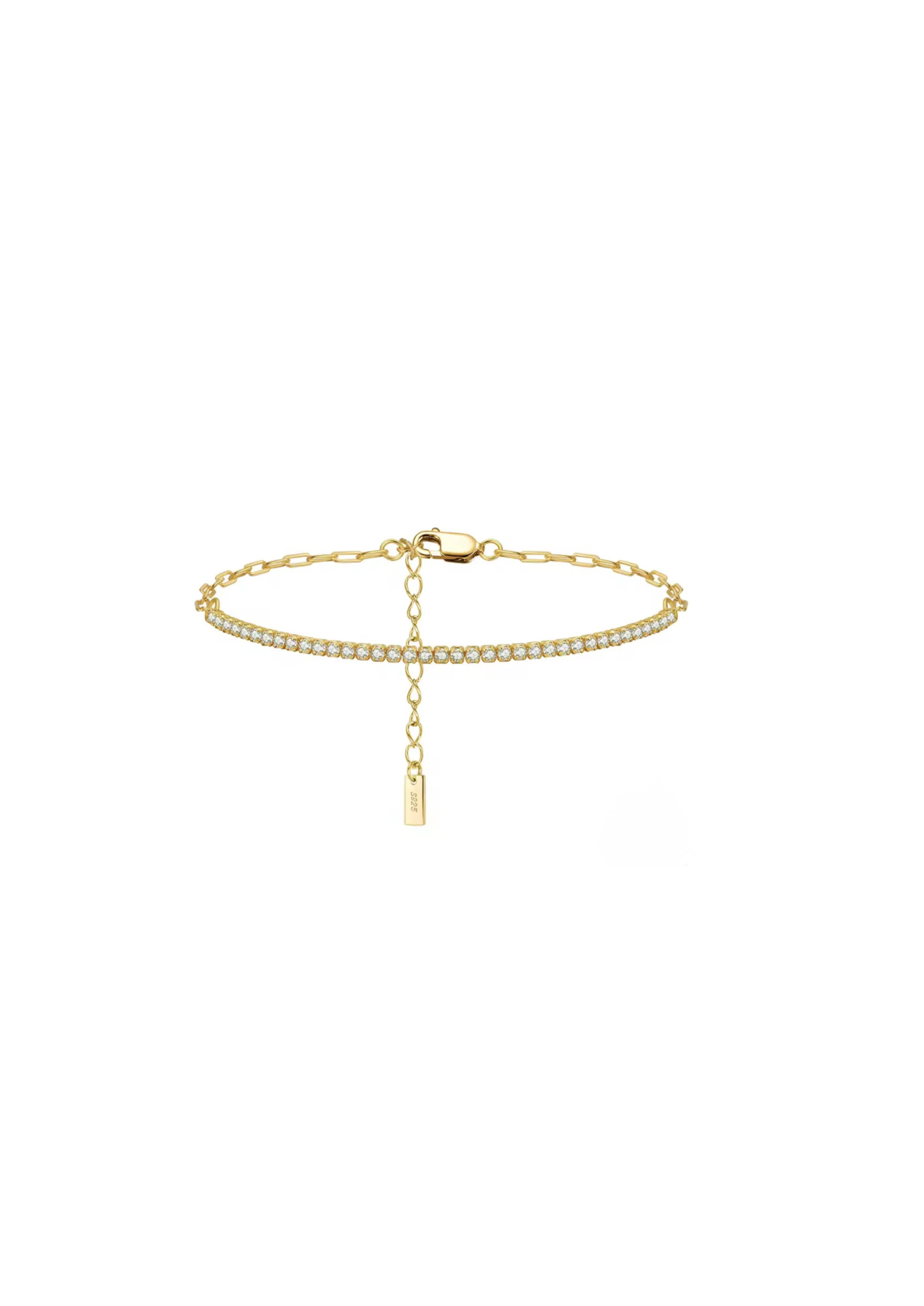 Gold Tennis Bracelet