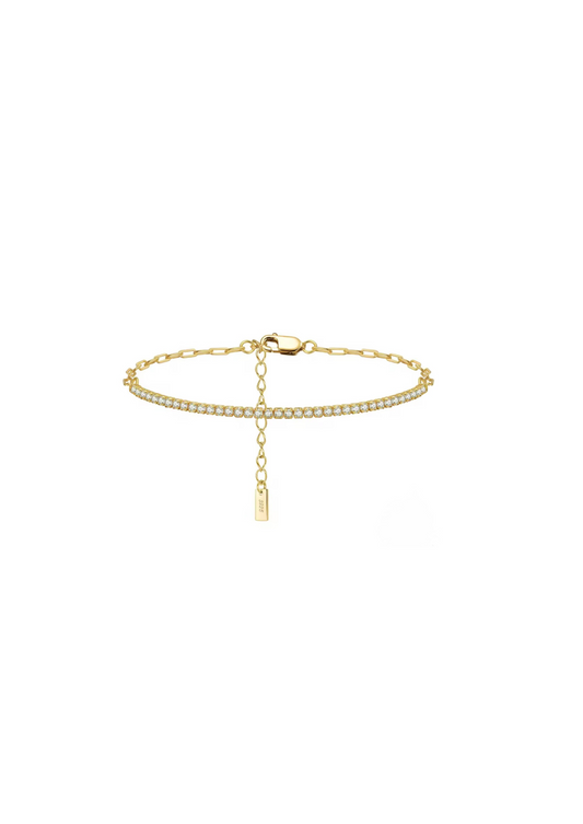 Gold Tennis Bracelet