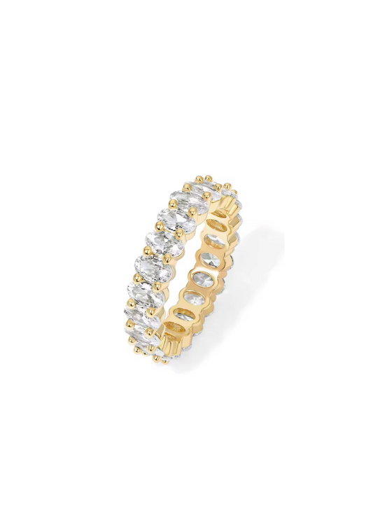 Gold Tennis Ring