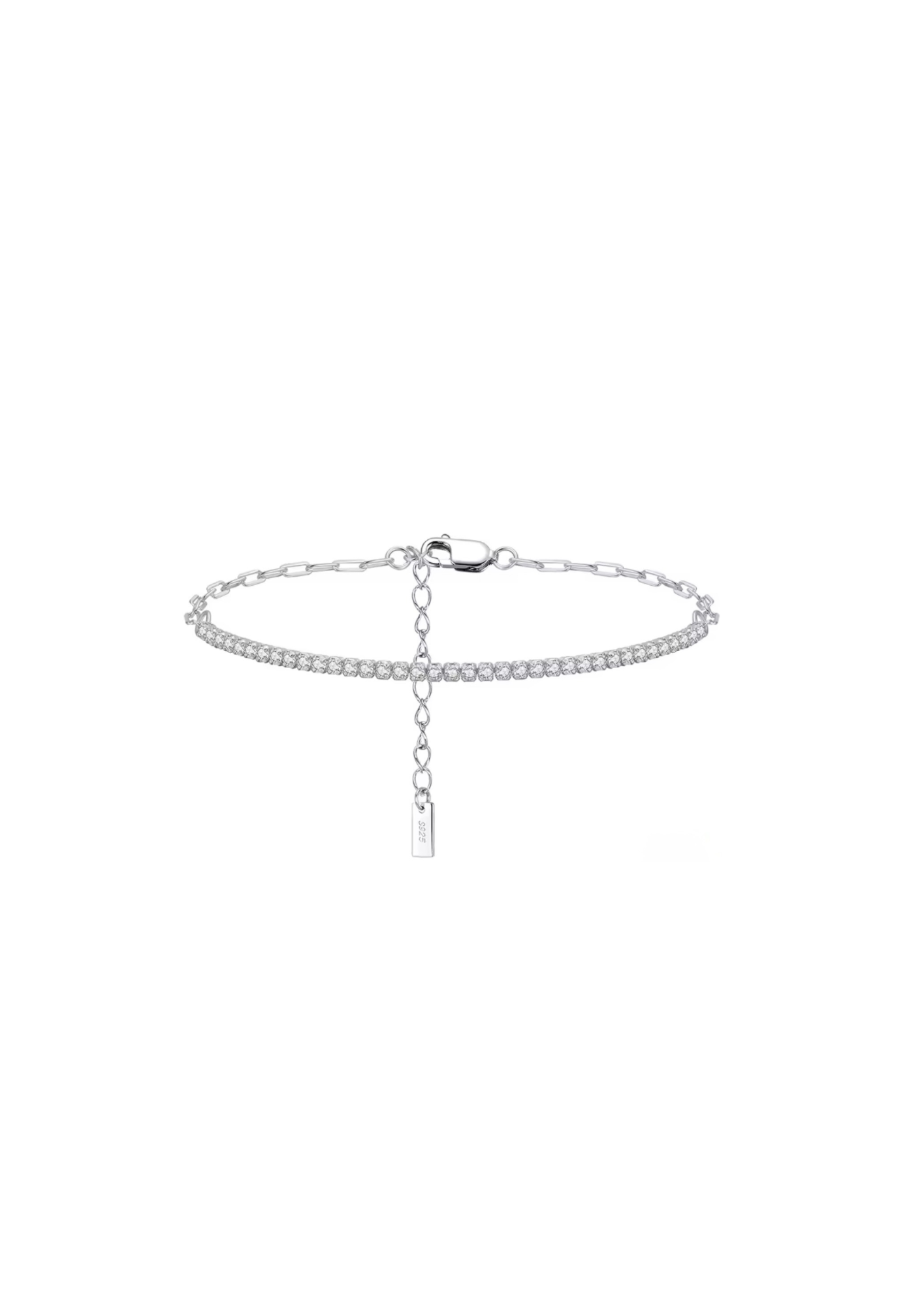Silver Tennis Bracelet