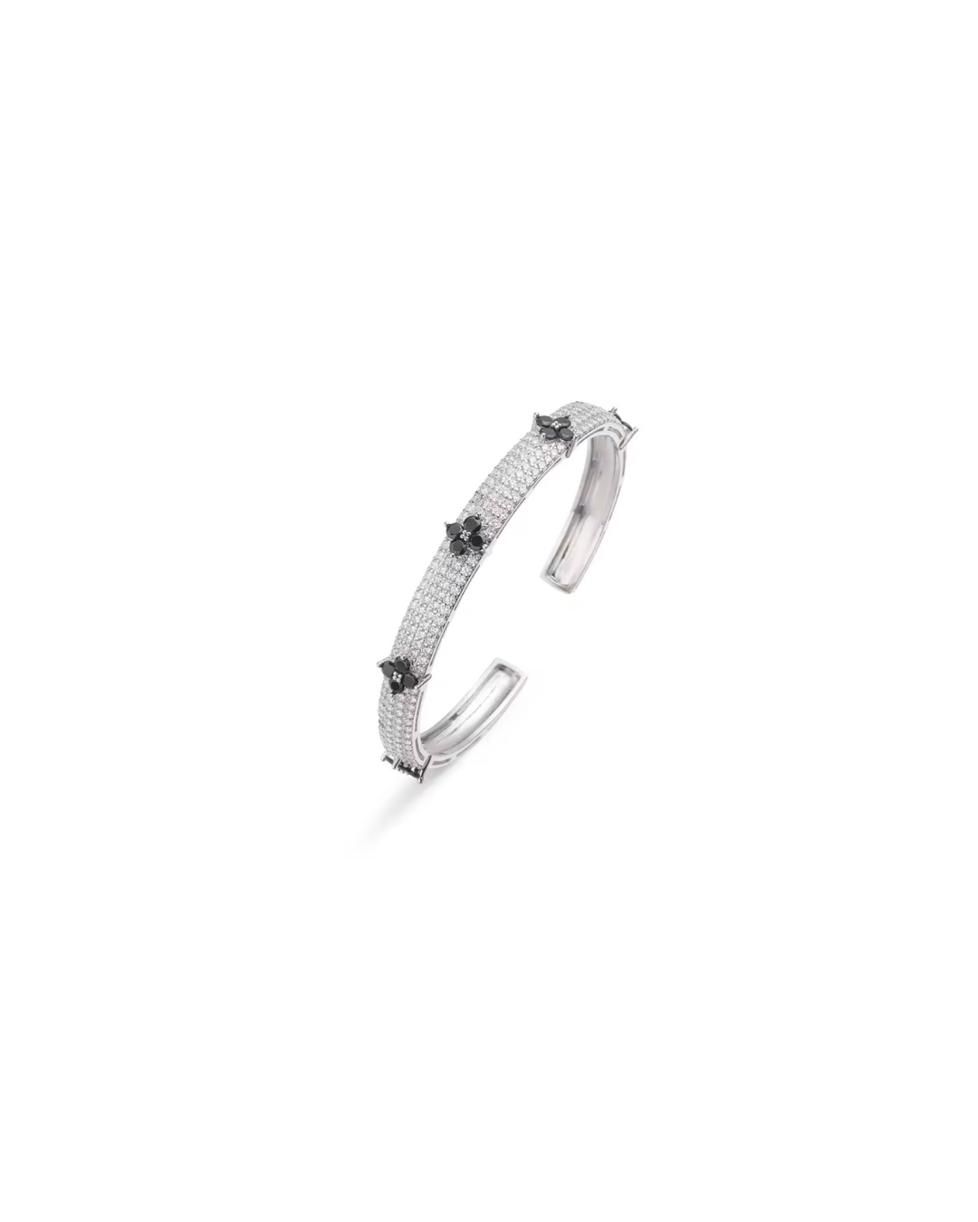 Clothed in Strength Bangle Silver