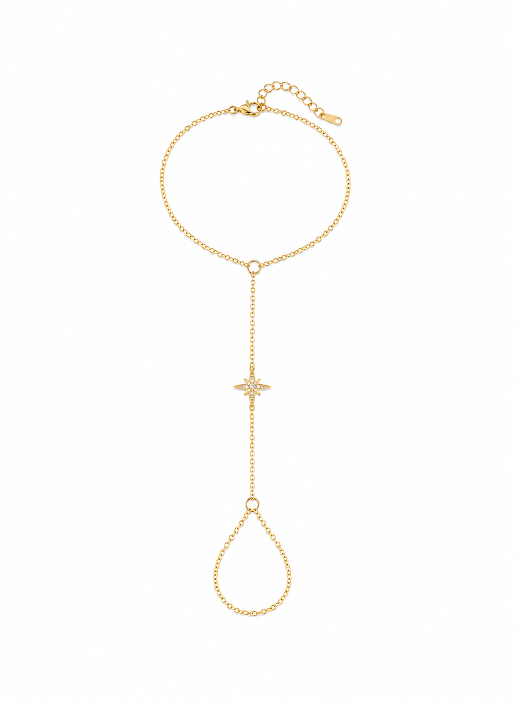 His Star hand chain - gold
