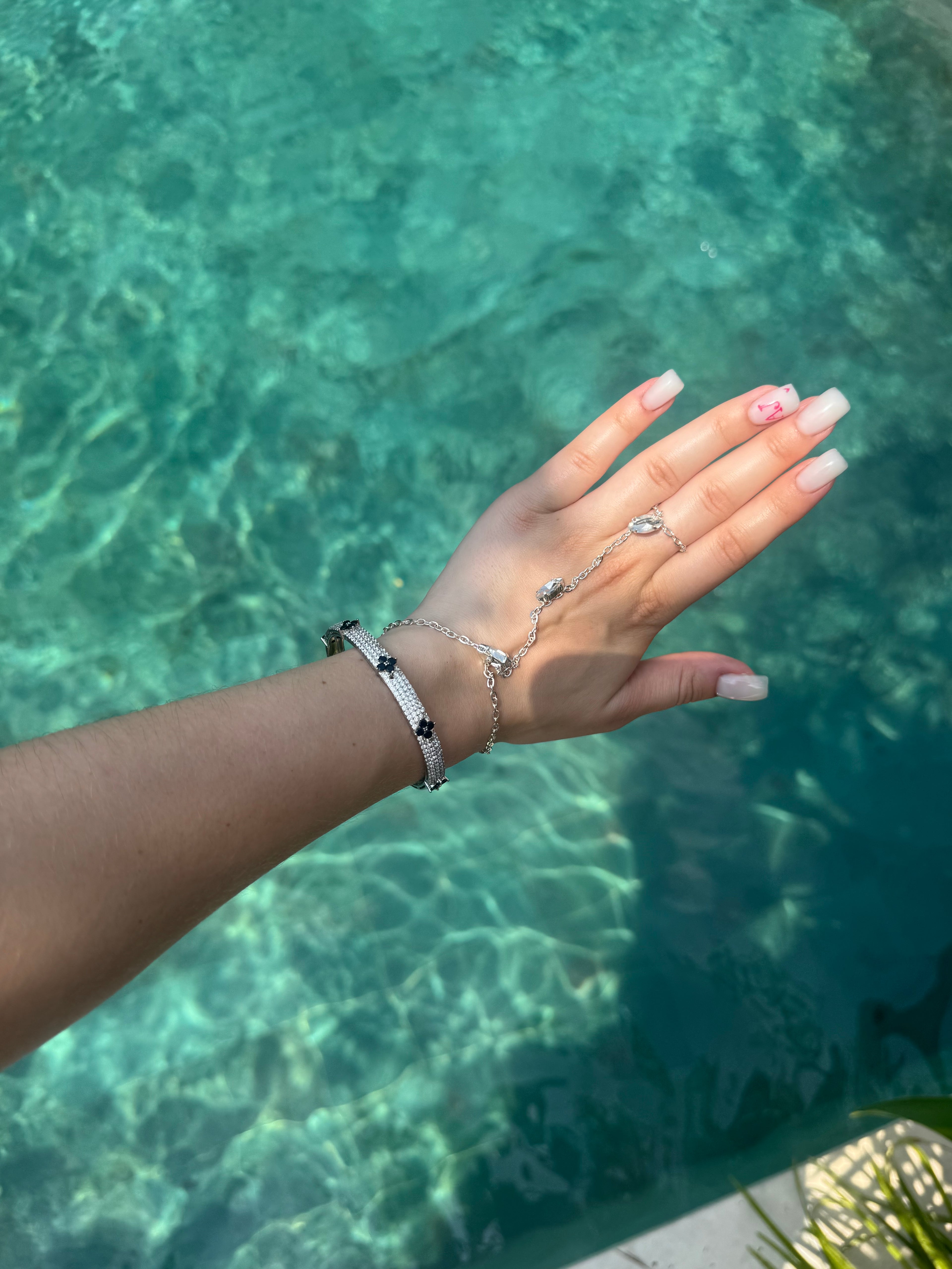 Clothed in Strength Bangle Silver