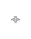 Faith, Hope, Love and Luck Ring Silver