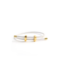 Cord of Three Bracelet White