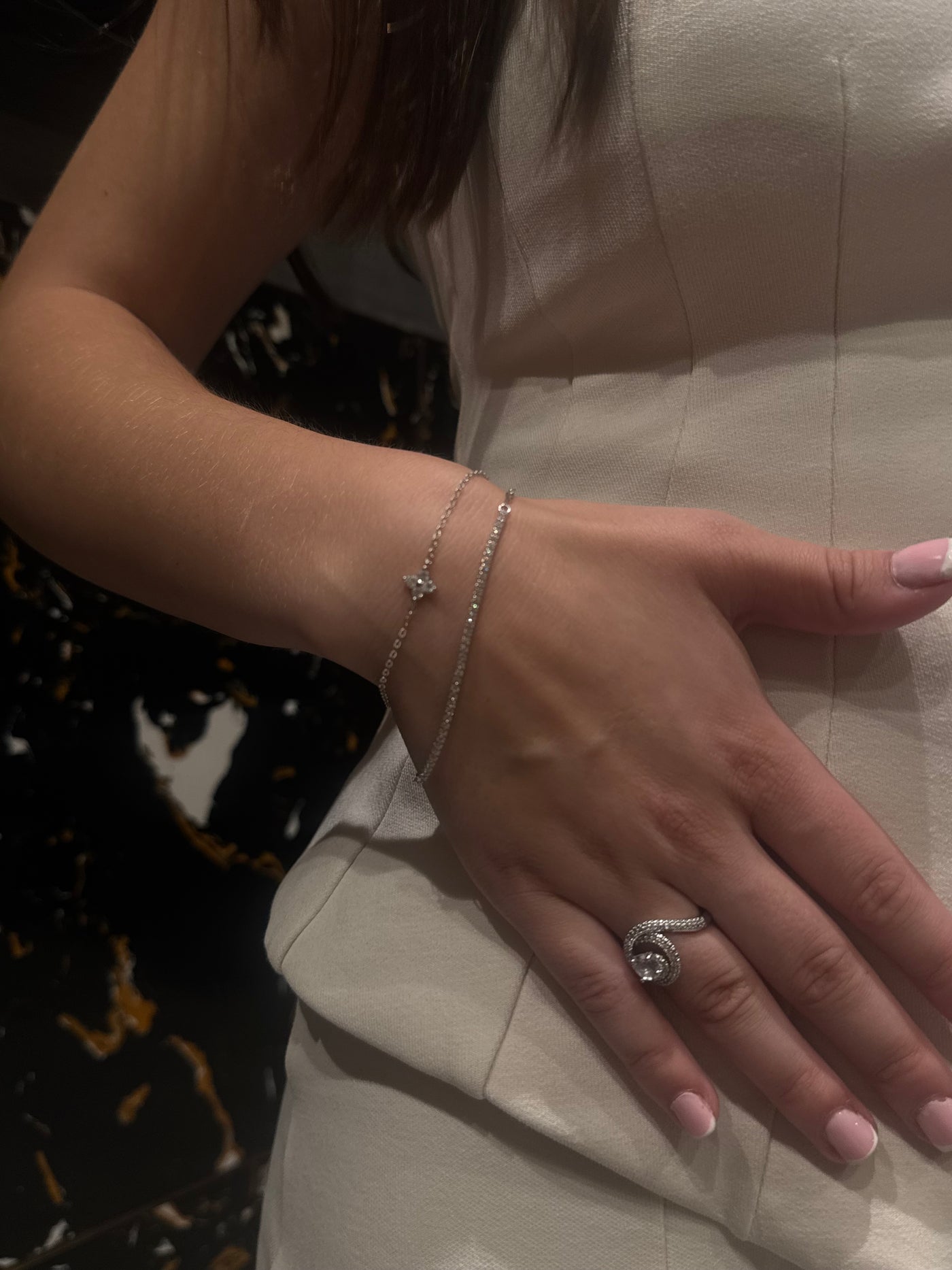 Silver Tennis Bracelet