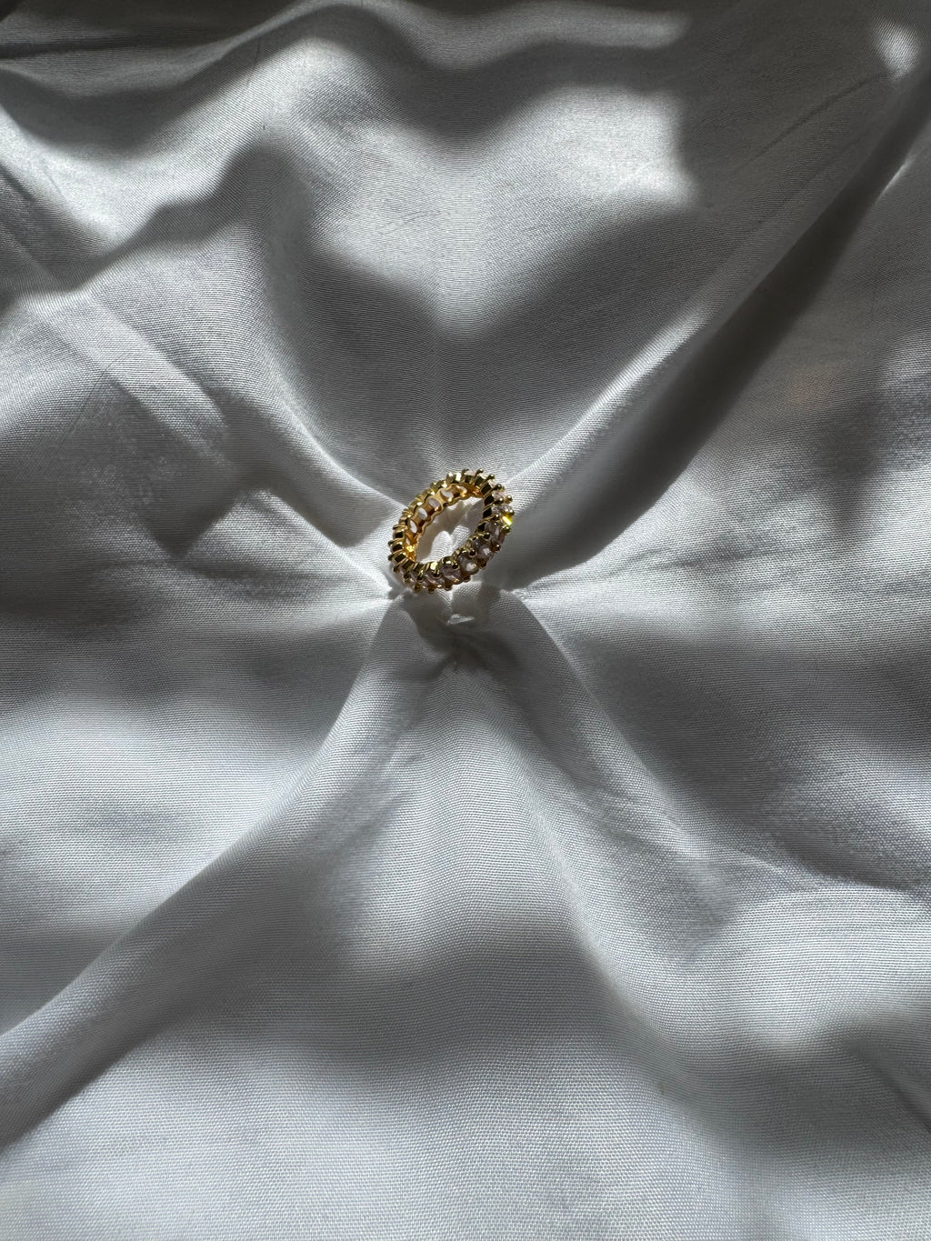 Gold Tennis Ring