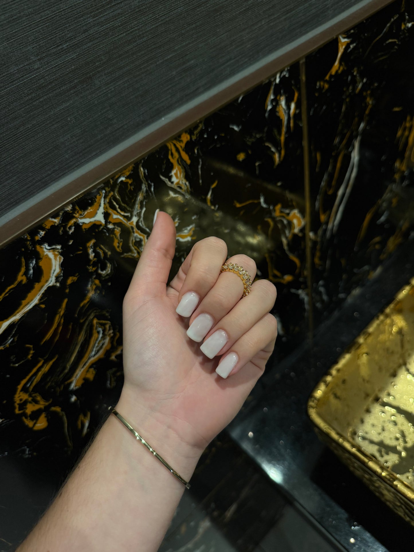 Gold Tennis Ring