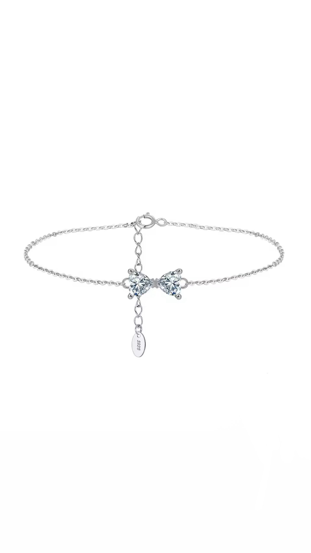Silver Bow Bracelet