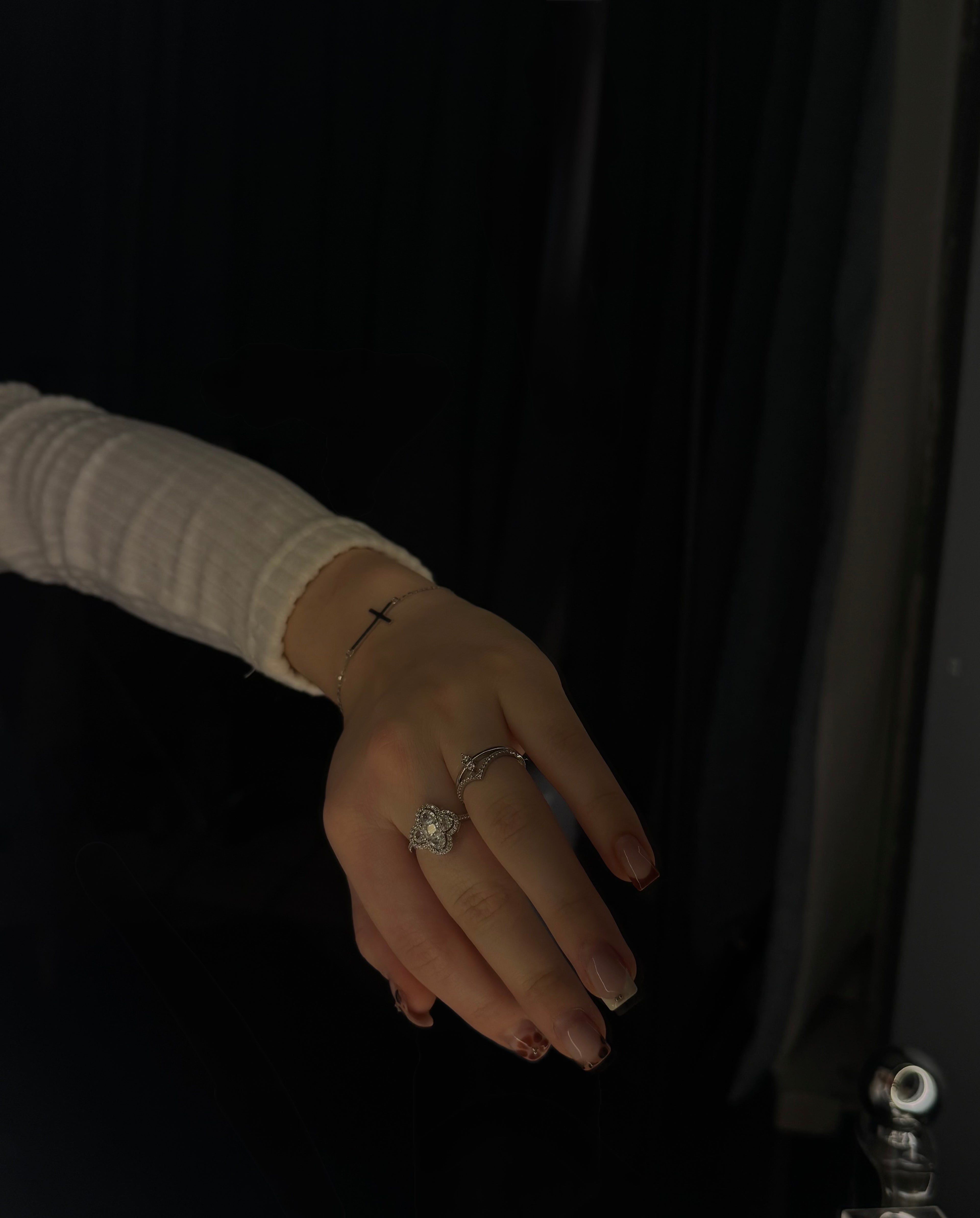 Silver Cross Bracelet