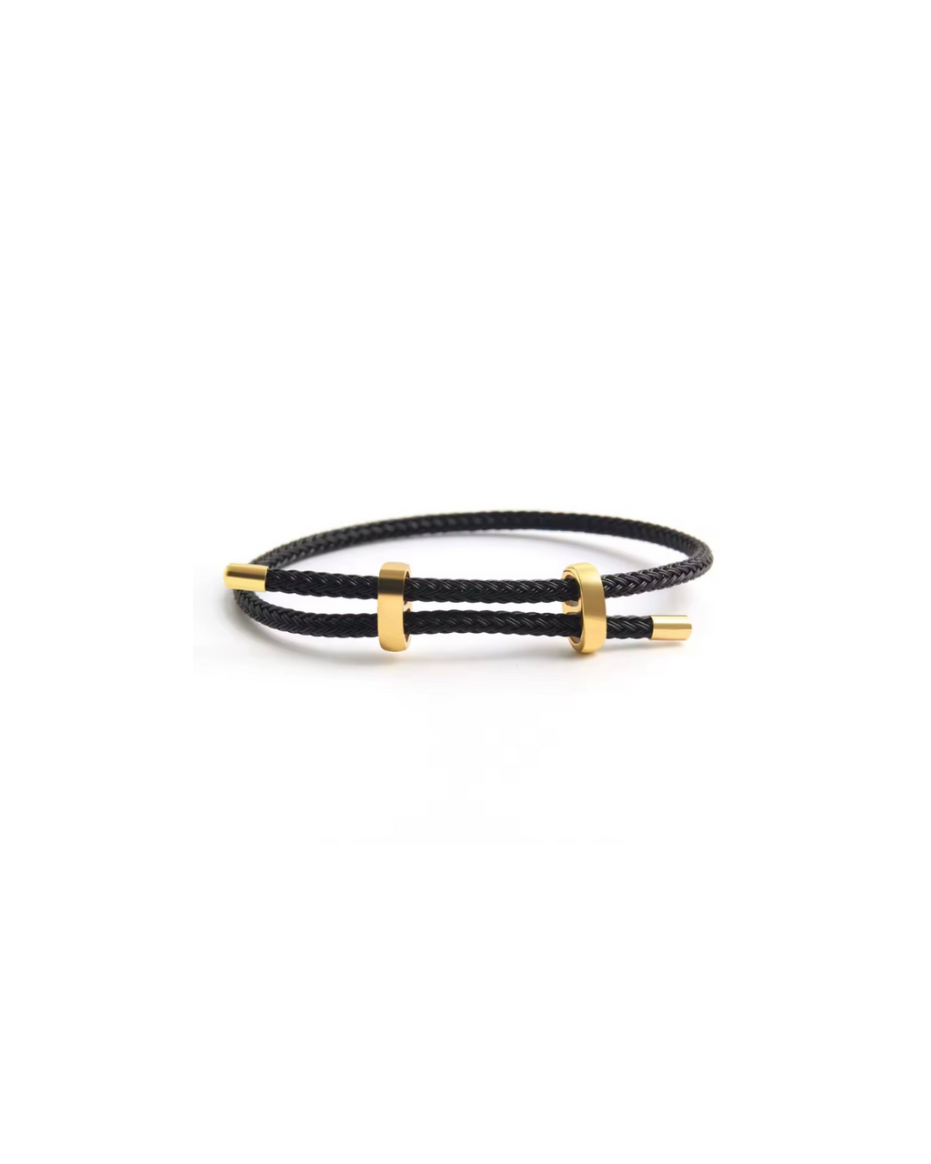 Cord of Three Bracelet Black