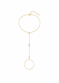 He Carried It Hand Chain in Gold - OTUM cross jewellery
