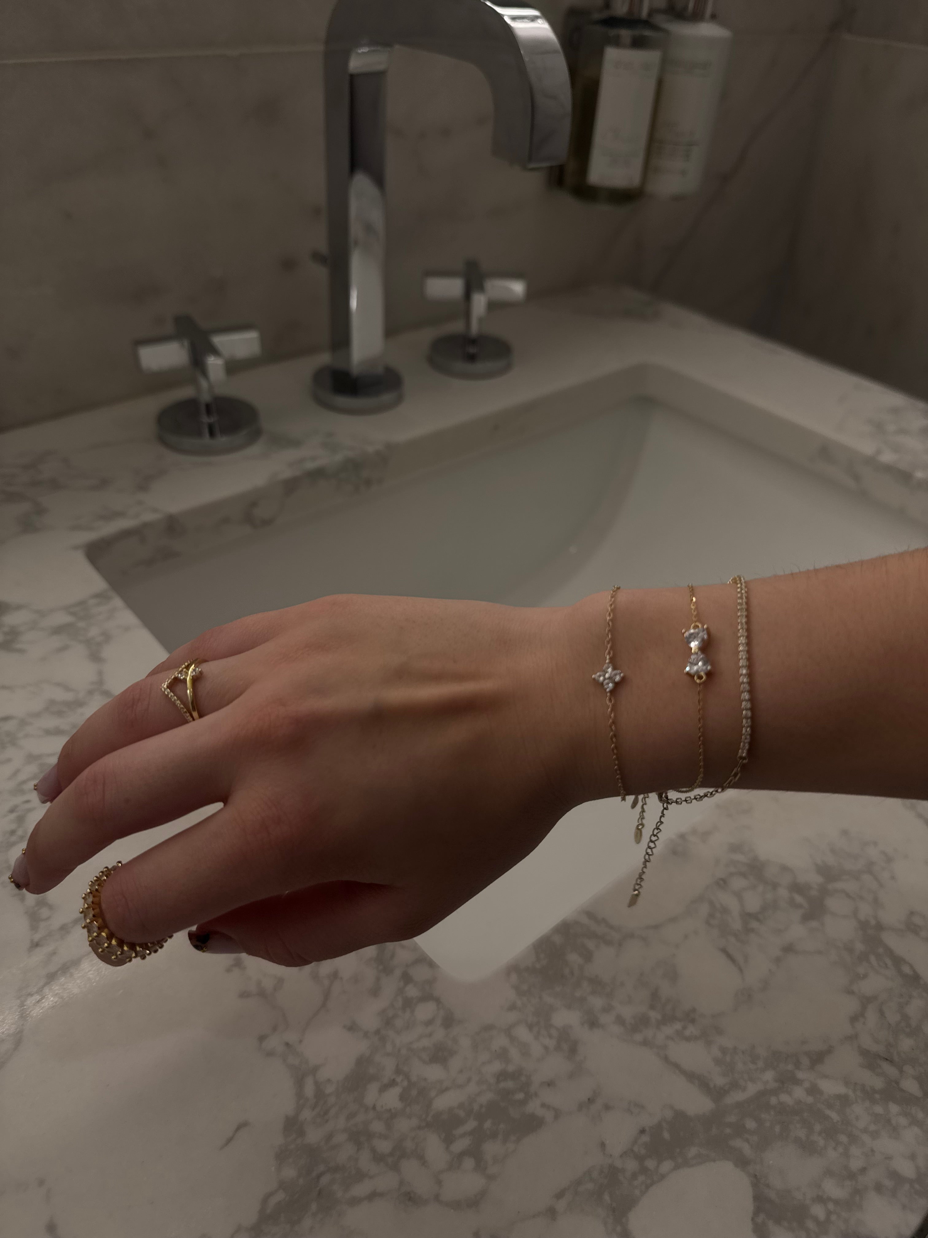 Gold Tennis Bracelet